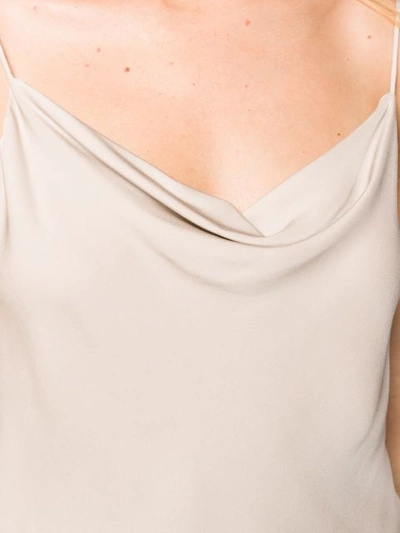 Shop Theory Draped Neck Top - Neutrals