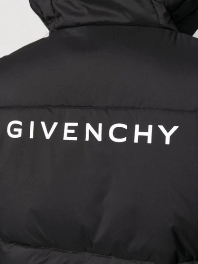 Shop Givenchy Padded Waistcoat In Black