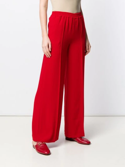 Shop Aspesi Classic Flare Trousers In Red