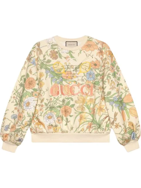 gucci floral sweatshirt