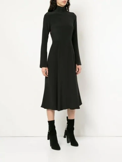 Shop Macgraw Omega Dress In Black