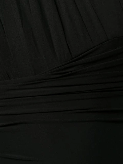 Shop Isabel Marant Turtle-neck Fitted Dress In Black