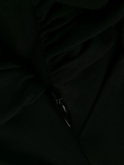 Shop Isabel Marant Turtle-neck Fitted Dress In Black