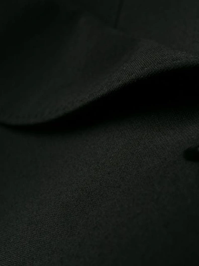 Pre-owned Jean Paul Gaultier Petal-shaped Midi Coat In Black