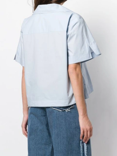 Shop Acne Studios Boxy Shirt In Blue