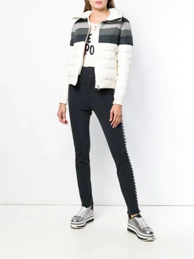 Shop Perfect Moment Queenie Puffer Jacket In White