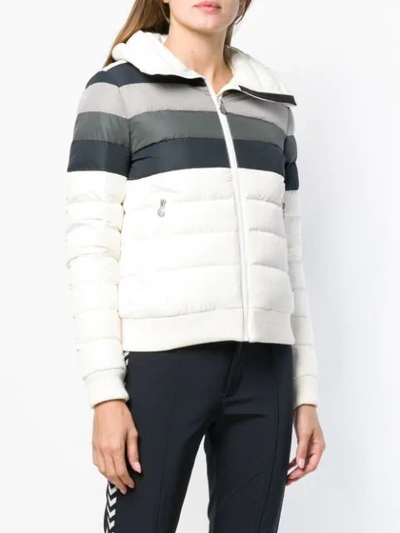 Shop Perfect Moment Queenie Puffer Jacket In White