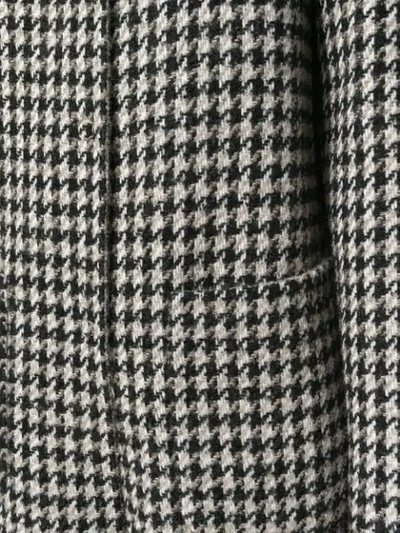 Shop Manzoni 24 Fur-collar Embroidered Coat In Black
