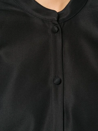 Shop Sara Lanzi Short Sleeved Blouse In Black