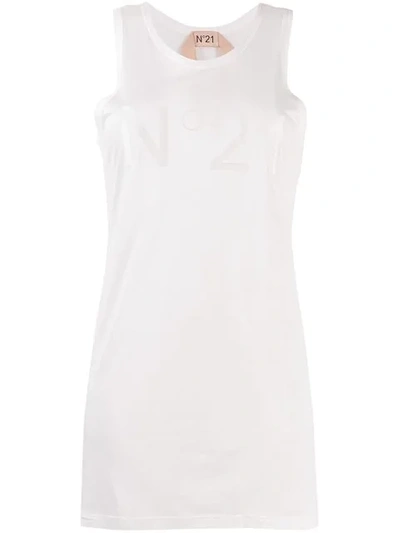 Shop N°21 Logo Vest Top In White