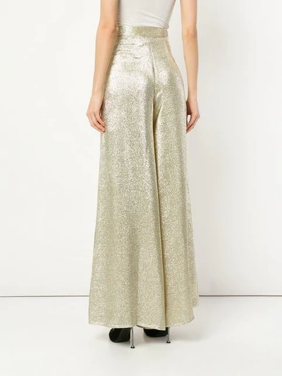 Shop Taller Marmo Sequinned Trousers In Metallic