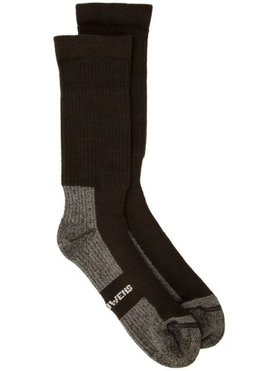 Shop Rick Owens Hiking Socks In 7811 Dark Dust/milk