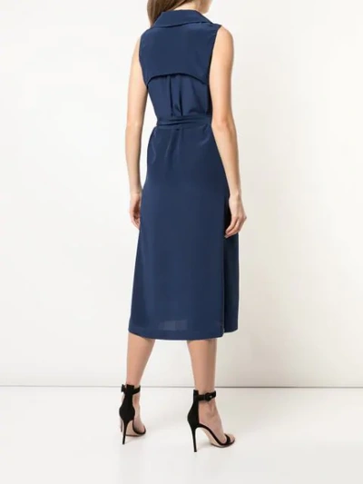 Shop Diane Von Furstenberg Augusta Wrap Dress In Blue