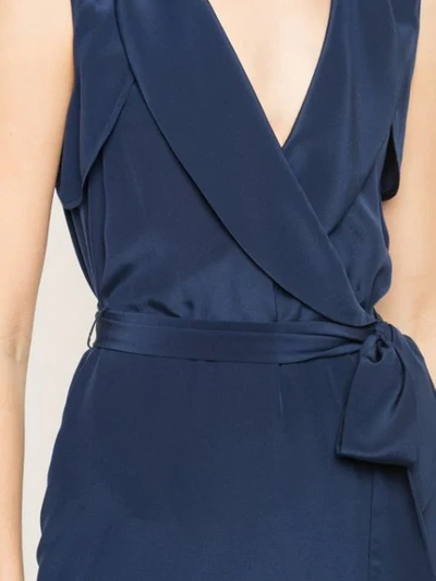 Shop Diane Von Furstenberg Augusta Wrap Dress In Blue