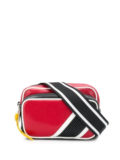 Shop Givenchy Mc3 Reverse Belt Bag In Red