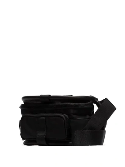 Shop Y/project Leather-trimmed Belt Bag In Black