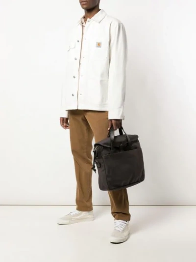 Shop Filson Original Briefcase In Cinder