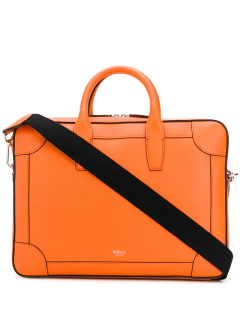 orange laptop bag