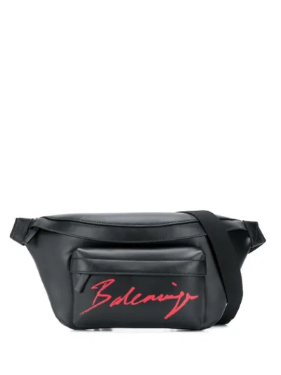 Shop Balenciaga Everyday Belt Bag In Black