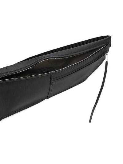 Shop Rick Owens Flat Belt Bag In Black