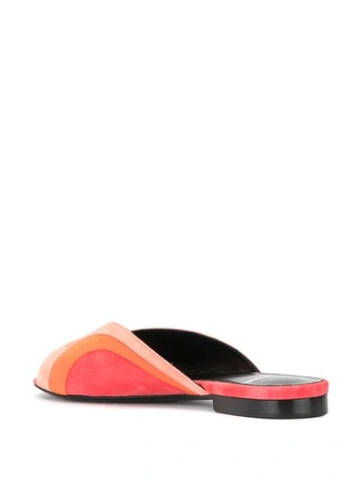 Shop Pierre Hardy Open-toe Slides In Red