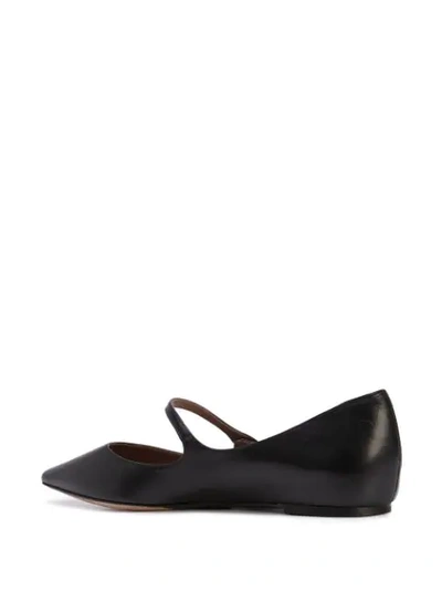 Shop Tabitha Simmons Hermione Ballerina Flats In Black