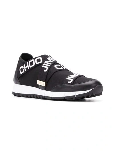 Shop Jimmy Choo Toronto Low Sneakers In Black