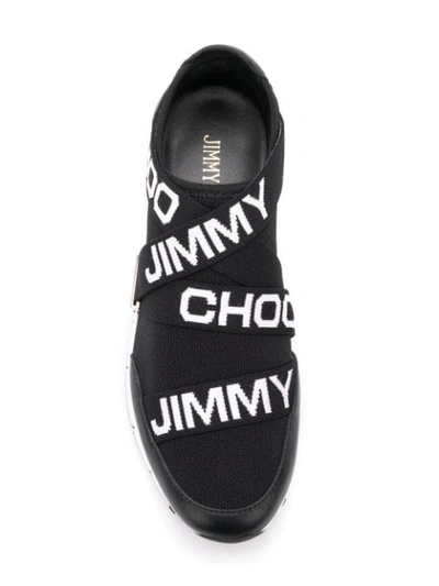 Shop Jimmy Choo Toronto Low Sneakers In Black