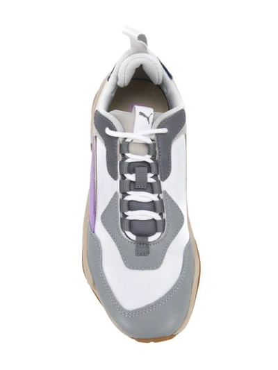 Shop Puma Technical Paneled Sneakers - White