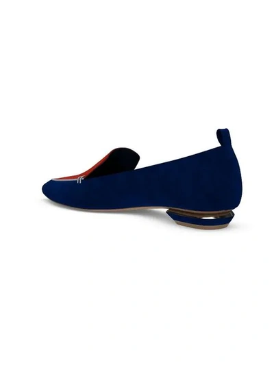 Shop Nicholas Kirkwood Customisable Beya Loafers In Blue