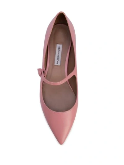 Shop Tabitha Simmons Hermione Ballerinas In Pink