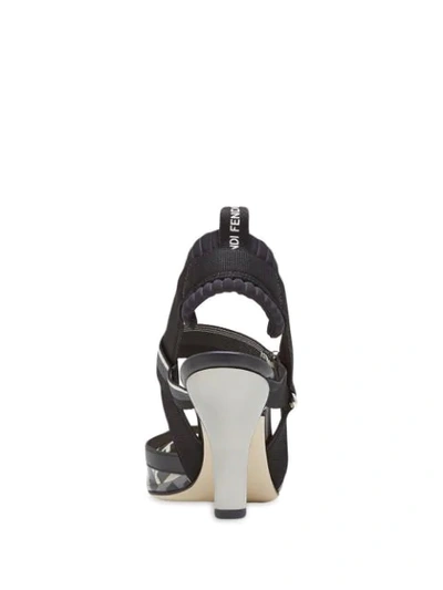 Shop Fendi Colibrì Slingback Pumps In Black