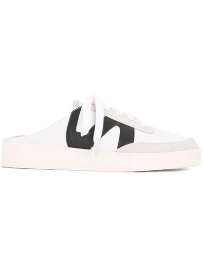 Shop Senso Heelless Slide-on Sneakers In White