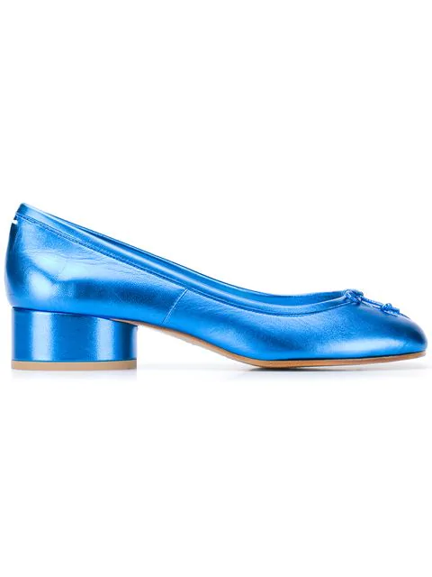 blue ballerina pumps