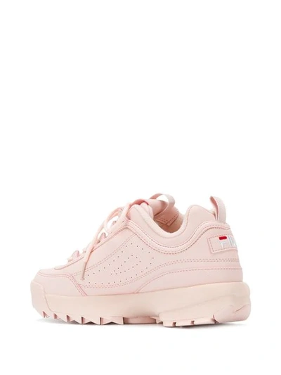 Shop Fila Chunky Sole Sneakers In Pink