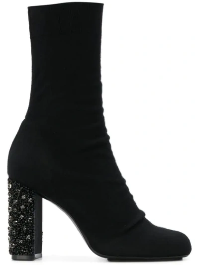 Shop Gentry Portofino Socks Boots In Black