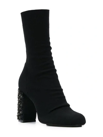 Shop Gentry Portofino Socks Boots In Black