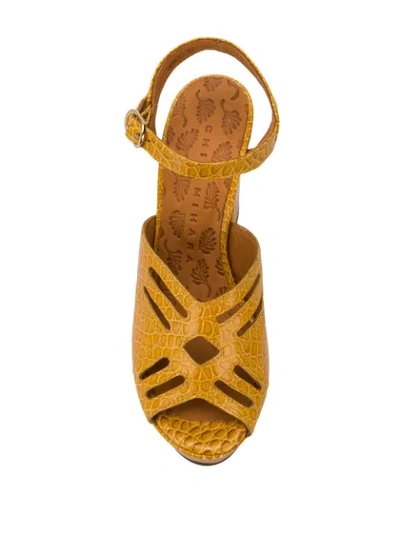 Shop Chie Mihara Fayna Sandals In Yellow