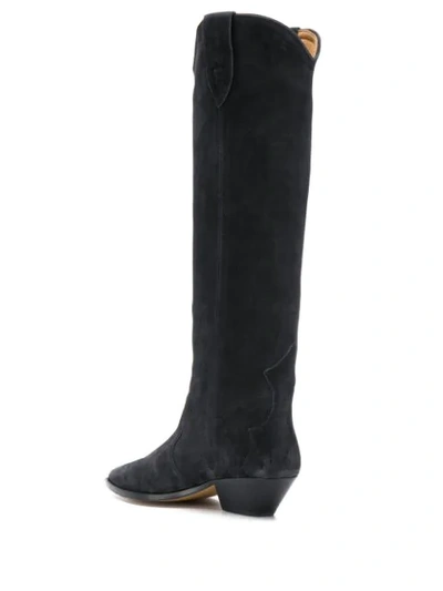 Shop Isabel Marant Denvee Knee-high Boots In Grey