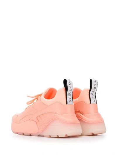 Shop Stella Mccartney Eclypse Sneakers In Orange