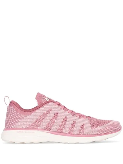 APL PINK TECHLOOM PRO RUNNING SNEAKERS - 粉色