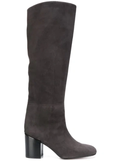 Shop Stuart Weitzman Tubo Boots In Grey