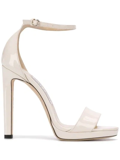 Shop Jimmy Choo Misty 120 Sandals In White