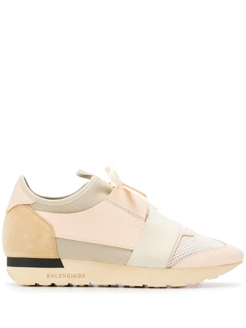 Balenciaga Elastic Race Runner Sneakers In Neutrals | ModeSens