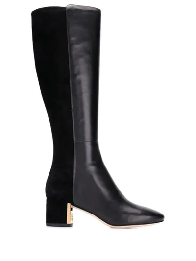 Shop Tory Burch Gigi Knee-length Boots In Black