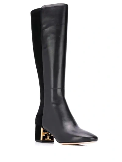 Shop Tory Burch Gigi Knee-length Boots In Black