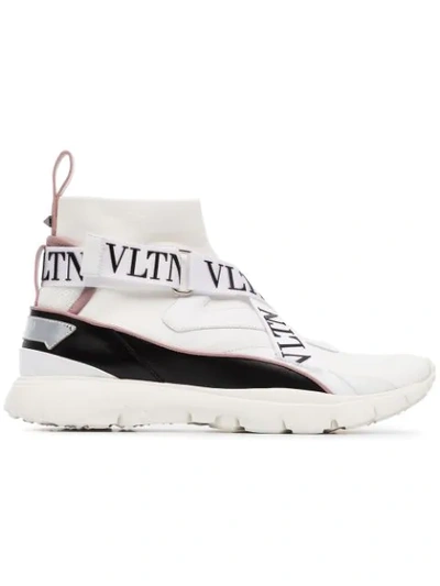 Shop Valentino Garavani Heroes Sneakers In White