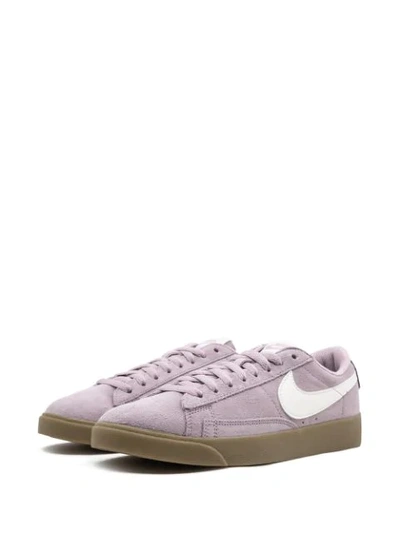 Shop Nike Blazer Low Sd Sneakers In Purple