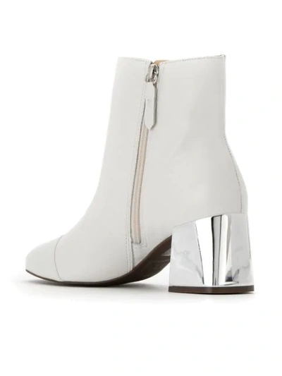 Shop Schutz S2053900010003 White Leather/fur/exotic Skins->leather