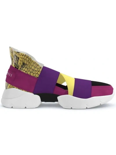 Shop Emilio Pucci City Up Custom Sneakers In Pink
